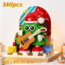 Christmas Band Building Block Series, ABS Material, Adult Building Toy Set. Stage Band Matching, Warm Home Decor, Gift Recommendation. Girls Gift, Christmas, Halloween, Carnival Party Gift. - Multicolor - View 4