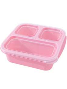 1PC Compartment Snack Candy Nut Storage Box, 3-Section Design, Portable Meal Prep Lunch Box, Suitable For Home, Office, Travel And Storage - Multicolor - View 14