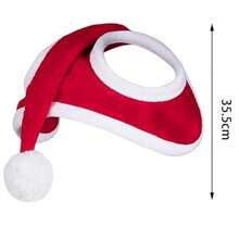 1 Pieces Santa Hat For Horse - Christmas Pet Costume, Santa Horse Hat, Winter Xmas Holiday Party Accessory - Multicolor - View 2