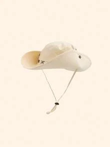 1pc Wide Brim Bucket Hat, Unisex, Summer Sun Protection Hat, Foldable, Suitable For Fishing, Hiking, Gardening, Beach And Other Activities. - Bucket Hat - View 6