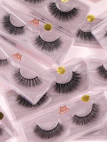 MAANGE 20 Pairs False Eyelashes Set, Mixed Styles, Create Multiple Makeup Effects, Cat Eye Lashes, Enlarge Eyes, Cartoon Spiky Lashes, Natural Thin, Voluminous Lashes, Curled, Individually Packaged, Portable, Suitable For Daily Wear, Makeup Beginners, Great Gift, Fake Eyelashes, Eyelashes - Cat Eye Lashes - View 8