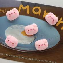 5/10/15pcs Cute Pig Refrigerator Magnets, Whiteboard Magnetic Stickers, Decorative Fridge Magnets, Adorable Office Kitchen Magnets, Kitchen Accessories, Apartment Essentials, Dorm Essentials, Home Decor - Multi-color - View 3