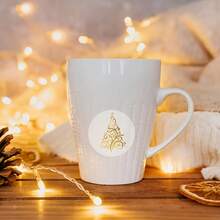 120Pcs Christmas Stickers - Elegant Gold & White Holiday Design With "Merry Christmas" Text - Suitable For Greeting Cards, Gift Wrapping - Suitable For Scrapbooking, Invitations - Holiday Decoration Roll, Exquisite Patterns, Premium Quality, For Craft Enthusiasts - M - View 5
