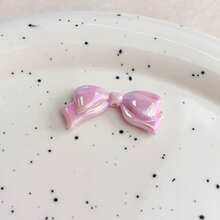 21pcs AB Color Bowknot Acrylic Beads, Top Hole Loose Beads For DIY Bracelet, Phone Charm, Keychain Jewelry Making - Multicolor - View 11