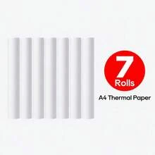 A4 Thermal Sensitive Printing Paper Roll, Thickened Quick-Drying Inkless Paper For Portable Printers, Christmas Retail Receipts, Halloween Event Coupons, Business Invoices, Office & Retail Labels, Compatible Refill Paper Only - View 17