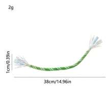 1pc Deformable Twist Rope Cat Toy With Crinkle Paper, Bendable And Shapeable, Makes Sound, Cat Self-Entertainment - Multicolor - View 2