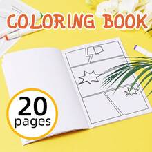 1PC Anime Manga Style Cover Picture Book, Comes With Multi-Panel Storyboard Template, Easily Create Your Own Manga Story - Single Piece - View 6