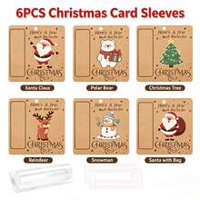 Customized Christmas Tree Decoration Wallet Pendant, Christmas Hanging Tag Home Wall Decor, Santa Claus Small Gift - Christmas Card Sleeve - View 10