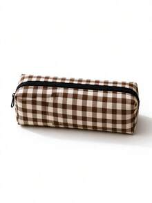 New Brown Patterned Makeup Bag | French Print Travel Organizer | Travel Essentials | Pool Must-Have | Toiletry Bag | Pool Storage Bag | Mother's Day Gift | Teacher's Day Gift | Suitable For Moms, Teachers, Friends And Nurses | Home Essentials | Graduation Gift | Easy To Clean Design | Portable Makeup Bag - Multicolor - View 8