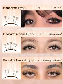 Wispy Lash Clusters DIY Eyelash Extension Kit 10-14mm Short Length Natural Fluffy Individual Lashes CD Curl Invisible Band Beginner Friendly 2-Min Quick Apply Long Lasting Soft Lashes With Tweezers For Daily Party Makeup - C - View 8
