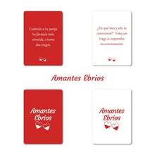 Spanish Couples Drinking Card Game, 2-Player Interactive Tabletop Game For Couples And Spouses, Suitable For Dates, Home Leisure, Parties, Gatherings, And Travel. Fun Drinking Challenge Game With Rich Interactive Questions And Interesting Tasks To Break The Ice, Enhance Emotional Connection, And Create A Romantic And Joyful Atmosphere. - View 2