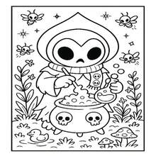 1 Adult Coloring Book Scary Mysterious Forest Adult Coloring Pages, Mythical Monster Illustrations, Halloween And Birthday Gift Suitable For Teens And Adults - Mystical Creature Forest - View 8
