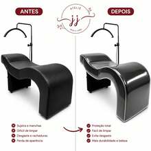 Capa Transparente Para Maca Capitone - ERGONÔMICA 80 CM - Visão 6