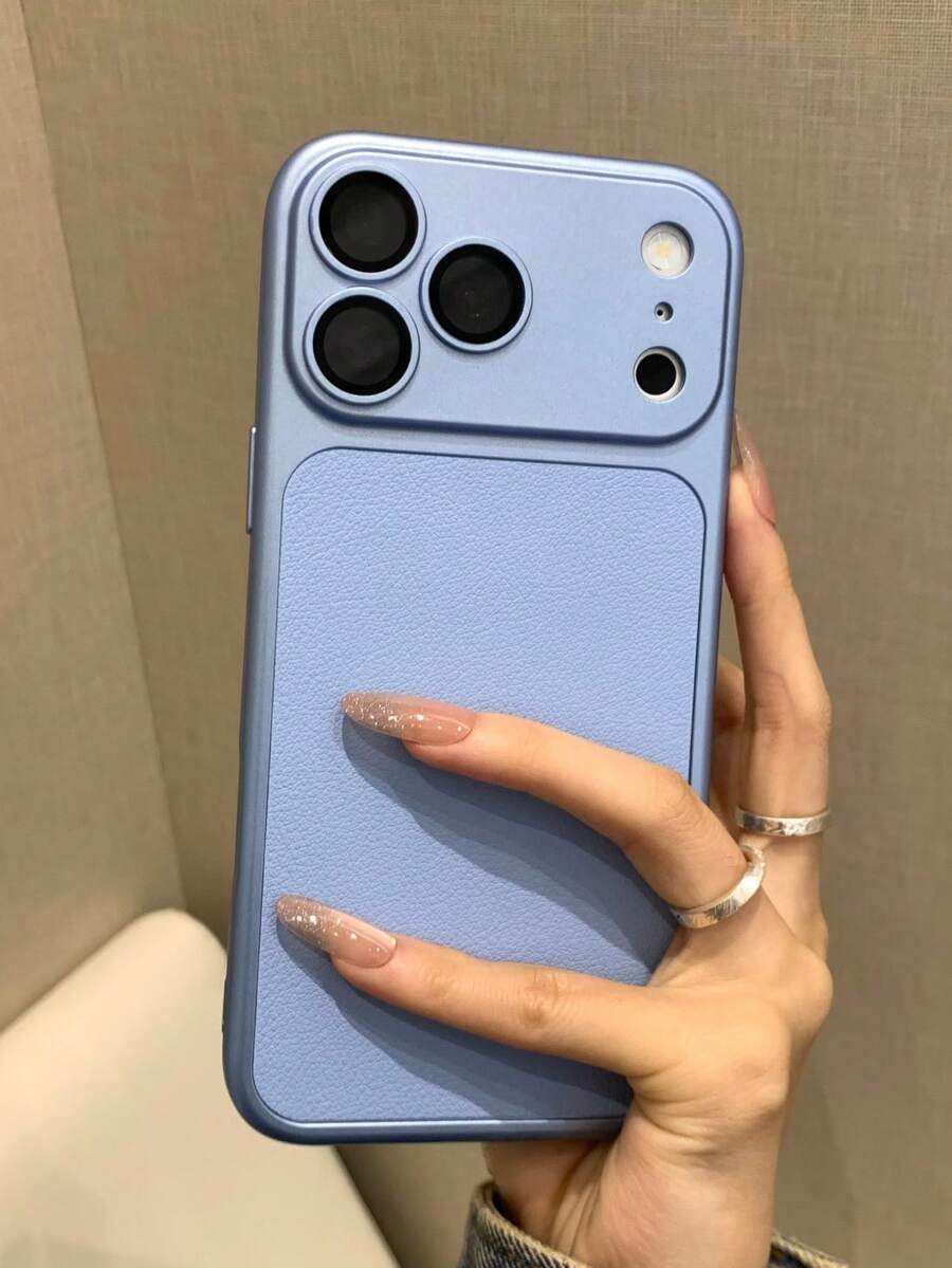 1 قطعة بطانية هاتف TPU أزرق، موحد اللون مطفي بأسلوب عصري، مناسب للاستخدام اليومي، هدية للأصدقاء والأم والصديقة المقربة، متوافق مع Apple 11، 13، Apple 16 Pro Max، Apple 17، 14 Pro Max، Apple 15، 14، 17 Pro Max، 18 Pro Max - أزرق سماوي - مشاهدة 1