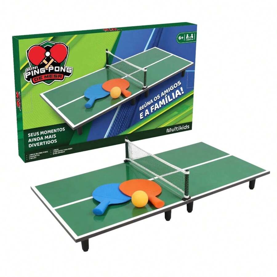 Multilaser Jogo Mini Ping Pong de Mesa Multikids - BR2071 - Multicolorido - Visão 1