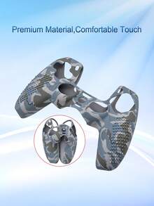 Compatible With PlayStation 5, Water Transfer Printing Design Protective Case, Anti-Slip, Anti-Sweat, Anti-Dust, Anti-Scratch, Better Grip, Enhanced Gaming Experience, Valentine's Day Confession/All-Season Romantic Gift - View 2