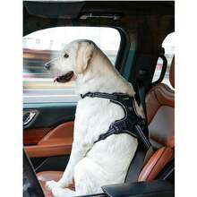 1680D Double-Strand PU Oxford Breathable Mesh Dog Tactical Harness, Same Color Dual Reflective Webbing Anti-Pull, Car-Use Short Leash Dual-Purpose With Built-In Handle, Multiple Colors Available, 4-45kg Large Dog Outdoor Walking And Travel Pet Harness - Multicolor - View 8