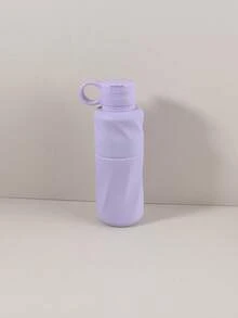 1pc 600ml Kids Silicone Water Bottle, Flip Top Lid Portable Sports Drinking Cup, Children Tableware Gift - Multicolor - View 17