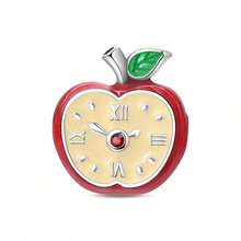 1pc Fruit & Vegetable Theme Beaded Charm, Original Handmade Bracelet Necklace DIY Pendant Chain Jewelry Making, Includes Cherry, Apple Clock, Bok Choy Shapes, Enamel Craft With Zirconia Inlay, Versatile Handmade Accessory, Exquisite Gift Accessory, Compatible With All-Match Bracelets - Multicolor - View 13