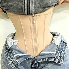 1pc Women's Waist Training Belt With Zipper And Hooks, 2-In-1 High Compression Waist Trainer, Breathable Tight Abdominal Shaping, Yoga Compression Bodysuit, Fitness Workout Shaping Wear, Suitable For Multiple Occasions, Summer, Winter, Spring, Autumn - Multicolor - View 9