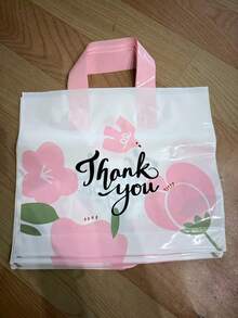 Fresh Flower Gift Bag (30*25cm) - Plastic Shopping Bag, Suitable For Shopping, Wedding, Birthday And Holiday - J-Multicolor - View 5