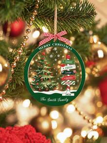 Personalized Christmas Ornament With Names, Custom 2026 Family Ornament, Christmas Tree Ornament, Xmas Tree Decor, Holiday Keepsake - Multicolor - View 9