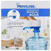 Manual Water Pump For 2.5-10L Standard Bottles, Drinking Water Dispenser With Extensible Spout And Drip Cap, Includes 2 Suction Tubes 35 Cm - White - View 5