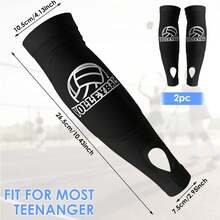 2 Pairs Volleyball Arm Guards With Protective Foam Padding, Suitable For Forearm Hitting - Multicolor - View 2