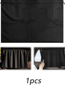 1/2/4pcs Black Matte Mesh Car Sun Shades With Suction Cups, Thickened Fabric For Heat Insulation And UV Protection, Adjustable Privacy, Lightweight And Breathable, Easy Installation, Suitable For Sedan, SUV And MPV - Sunshade Curtain - View 8