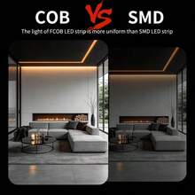 Acosh Neon Lampu Strip LED COB, Colokan USB dengan Sensor Gerakan, Lampu Penerangan Bawah Kabinet Perekat Tanpa Pengeboran untuk Dapur, Lemari, Meja, Cermin – Dekorasi Rumah Liburan Natal - Putih - View 8