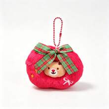 1pc Christmas Tree Pendant Original Christmas Wreath Plush Doll Pendant Atmosphere Festival Party Decoration Christmas Tree Decoration Snowman Pendant - Star - View 9