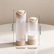 Travel Vacuum Dispenser Bottle, Press-Type Lotion Bottle, Empty Shower Gel & Hand Soap Bottle, Portable For Home And Business Trips, Reusable - Multicolor - View 5