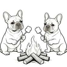 1 cuốn sách tô màu cho người lớn Bulldog, các trang tô màu Bulldog phong cách kỳ ảo, giúp giảm căng thẳng, lựa chọn quà tặng tuyệt vời cho những người yêu thú cưng trưởng thành - Chó Bull Pháp - Xem 11
