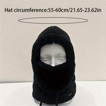 1/2PCS Women's Winter Fleece Lined Cold Proof Headband Hat, Warm Winter Fluffy Beret Hat, Elastic Drawstring Closure, Lightweight And Warm, Solid Color Pullover Style And Elastic Drawstring Closure, Cozy Cold Weather Accessory For Outdoor Activities - Multicolor - View 7