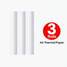 A4 Thermal Sensitive Printing Paper Roll, Thickened Quick-Drying Inkless Paper For Portable Printers, Christmas Retail Receipts, Halloween Event Coupons, Business Invoices, Office & Retail Labels, Compatible Refill Paper Only - View 20