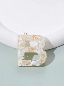 10/20pcs Random 26 English Letter Charms DIY Jewelry Accessories Bag Keychain Resin Epoxy Car Keyring - Letters Shipped at Random - View 4