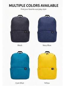 Xiaomi Balo nhỏ 10L, thân nhỏ gọn dung tích lớn, nhiều màu lựa chọn. Vải chống thấm nước, đeo thoải mái không gây đau vai, người bạn đồng hành lý tưởng cho các chuyến đi hàng ngày. - Xem 3