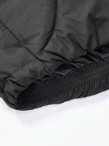 Puma Men's SHARP NIGHT Quilted Down Jacket, Black Thick Down Coat, Short, 63971301 - Black - View 5