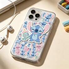 50pcs Cute Stitch & Angel Pattern Sticker Set, Macaron Fresh Color Palette With Many Small Elements, Universal Decorative Stickers For Water Bottles, Luggage, Laptops, Journals, Easy DIY Customization, Gentle Atmosphere Journaling Collage Stickers - Multicolor - View 4