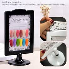 Desktop Nail Tip Display Stand, Reusable Sample Display Frame With Base, False Nail Art Chart Board For Nail Salon Manicure Gel Polish Showing, 3 Colors Optional Nail Tool - Multicolor - View 4