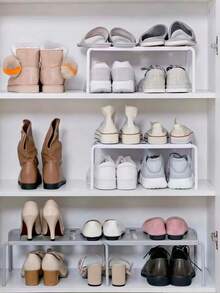 Adjustable And Expandable Multi-Layer Shoe Rack Designed For Storing Shoes And Slippers, Combining Minimalist Aesthetics With Sturdy Structure To Save Space And Provide Excellent Practicality - Multicolor - View 4