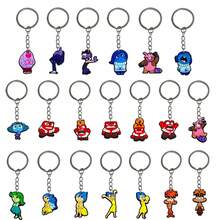 20pcs Disney Anime Backpack Hook Keychain Pendant PVC Cartoon Soft Rubber DIY Jewelry Gift Keychain, Best Gift For Halloween And Christmas - A - View 10