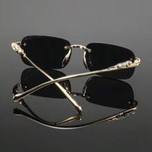 [HOYNI] Brand Designed Fashion Rimless High-End Glasses, Suitable For All Seasons, Elegant High-End Unisex Glasses, Fashion Gift - Fashion Accessory - Multicolor - View 7