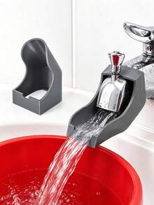 10pcs Bathtub Faucet Extender, Water-Saving Diverter Extension Joint, Time-Saving And Effort-Saving, Easily Fill Buckets/Sprayers/Fish Tanks And Other Large Capacity Containers, Practical Bathroom Accessory For Home Use - Multicolor - View 8