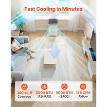 Portable Air Conditioner - White - View 4