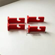 2pcs 3D Printed Outdoor Camping Hooks, Camping Table Hooks, Directly Place In Table Gaps, Convenient For Hanging Trash Bags And Other Items - Multicolor - View 3