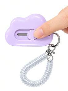 Mini Cloud Portable Box Cutter Cute Paper Cutter Cutting Paper Blade Office School Supplies Stationery Gift.Comes With A Spring-Loaded Lanyard Keychain. For Envelopes, Packages, Tape, And Pape Unique Gifts For Holidays, And Parties. - Multicolor - View 9