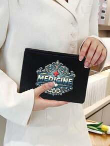 Medicine Bag Is Printed With The Word "Medicine Bag" - Compact Pill Storage Bag And First Aid Kit, Portable Medicine Storage Solution, Suitable For Travel And Outdoor Activities - Multicolor - View 7