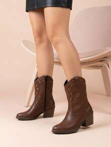 Women Ankle Boots & Booties - Brown - View 2