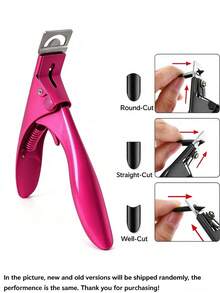 15pcs Magnets And 1pc Adjustable Nail Clipper, Fake Nail Magnets, Stainless Steel Fake Nail Tip Cutter, Suitable For Acrylic/Fake Nails, Sharp Blade Manicure/Pedicure Tools, Nail Care Supplies, Gift For Women/Girls - Multicolor - View 4